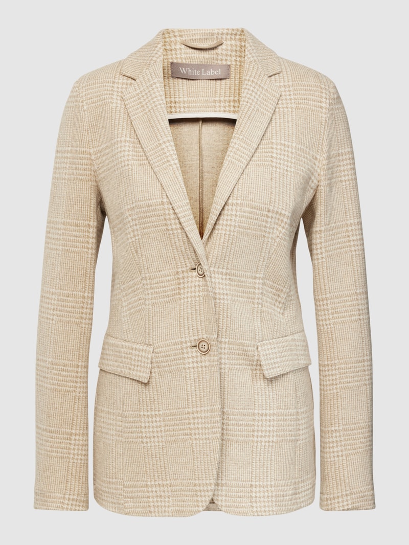 Blazer mit Pattentaschen in offwhite