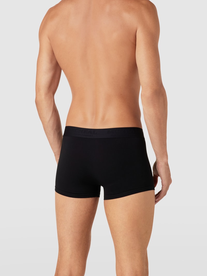 Trunks mit Logo-Bund im 7er-Pack in schwarz