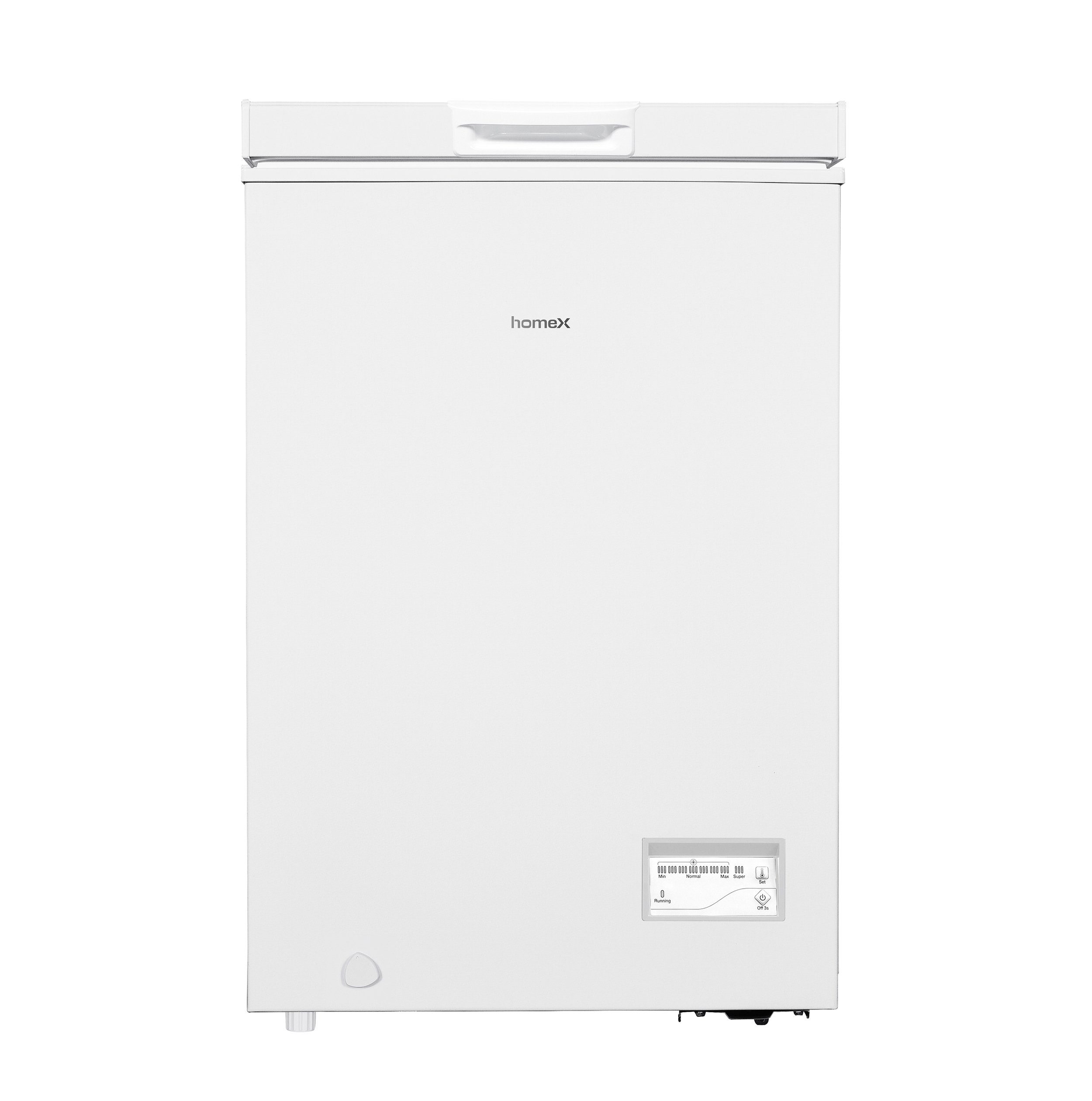homeX Gefriertruhe FT1020-W, 54.5 cm breit, 98 l, Tiefkühltruhe, 98 L Nutzinhalt, Super-Frost-Funktion, weiß