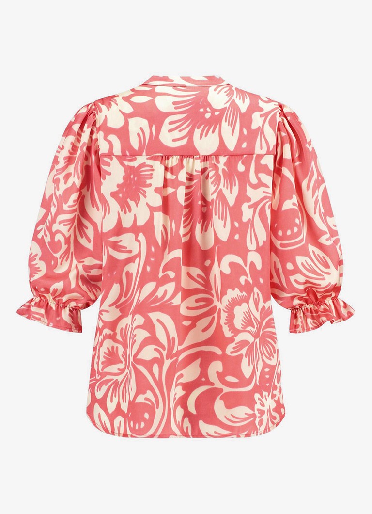 Blouse Studio Anneloes Fawn à imprimé floral