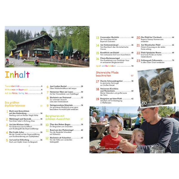 DAS GROßE KINDER-WANDER-ERLEBNIS-BUCH BAYERISCHER WALD - Wanderführer