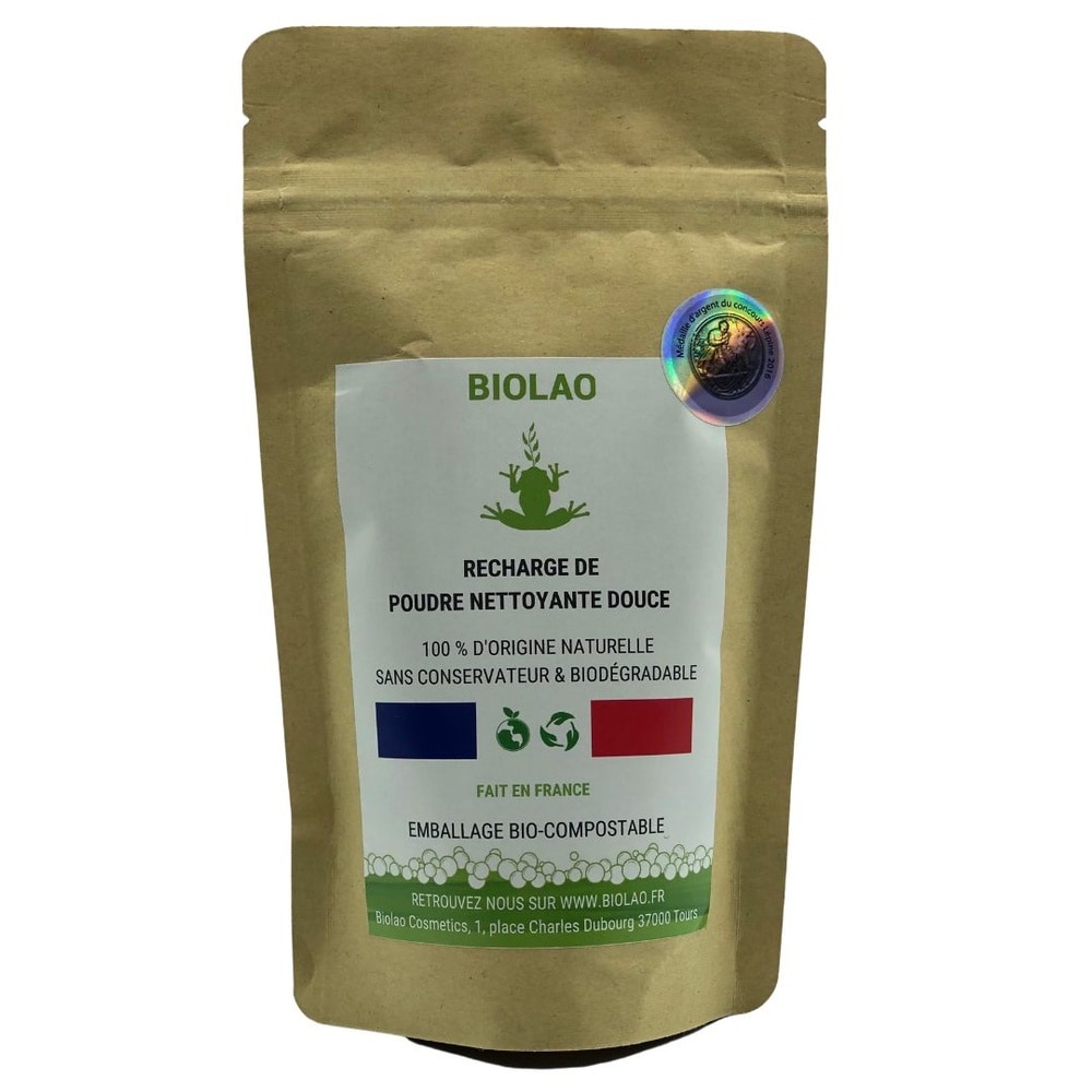 biolao Recharge de poudre nettoyante douce nettoyant lavante multi-usage
