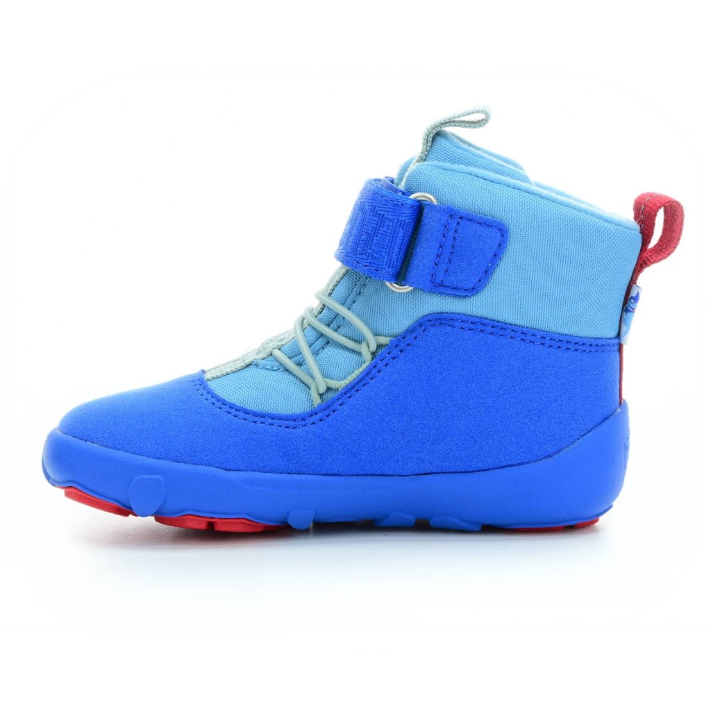 Affenzahn Lauflerner Vegan Warmy Hai Blau Winterbarfußschuhe