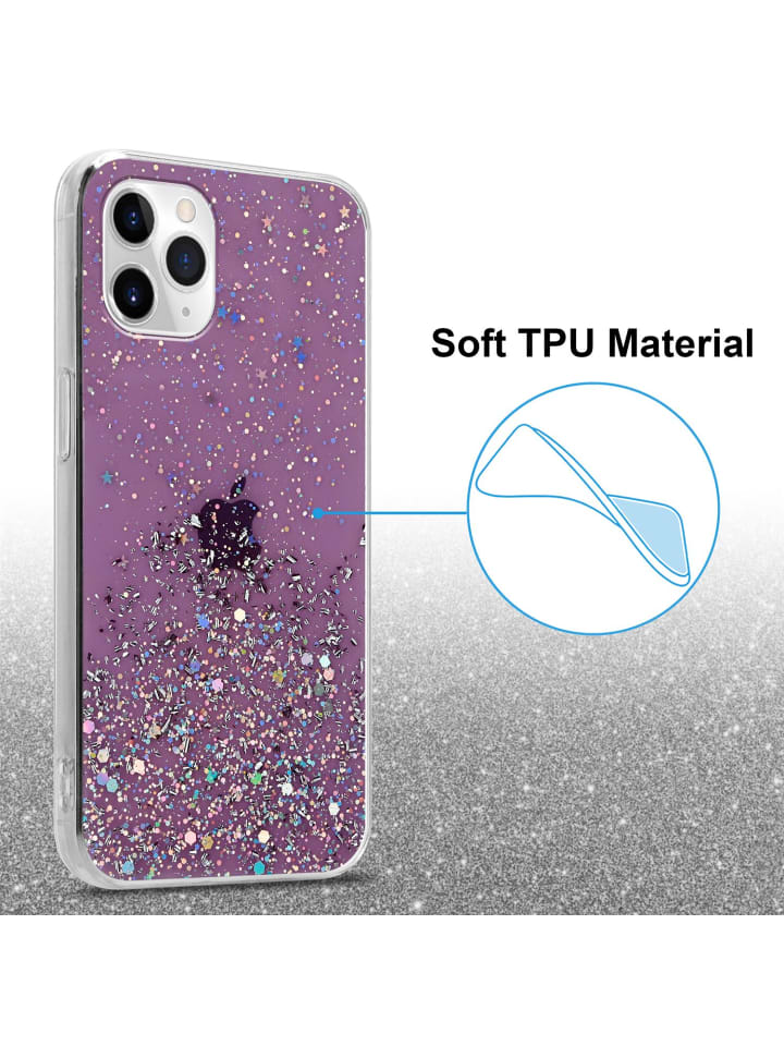 cadorabo Hülle für Apple iPhone 11 Glitter in Lila mit Glitter günstig kaufen iPhone 11
