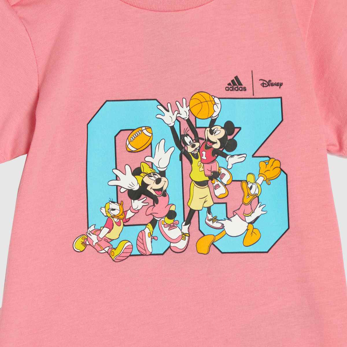 adidas gyerek Disney póló és rövidnadrág rózsaszínben