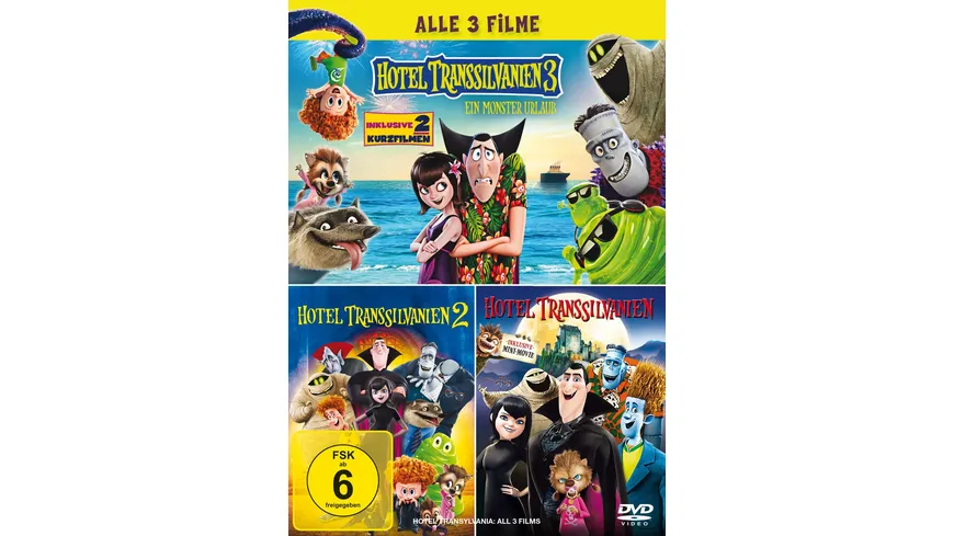 Hotel Transsilvanien 1 - 3  [3 DVDs]