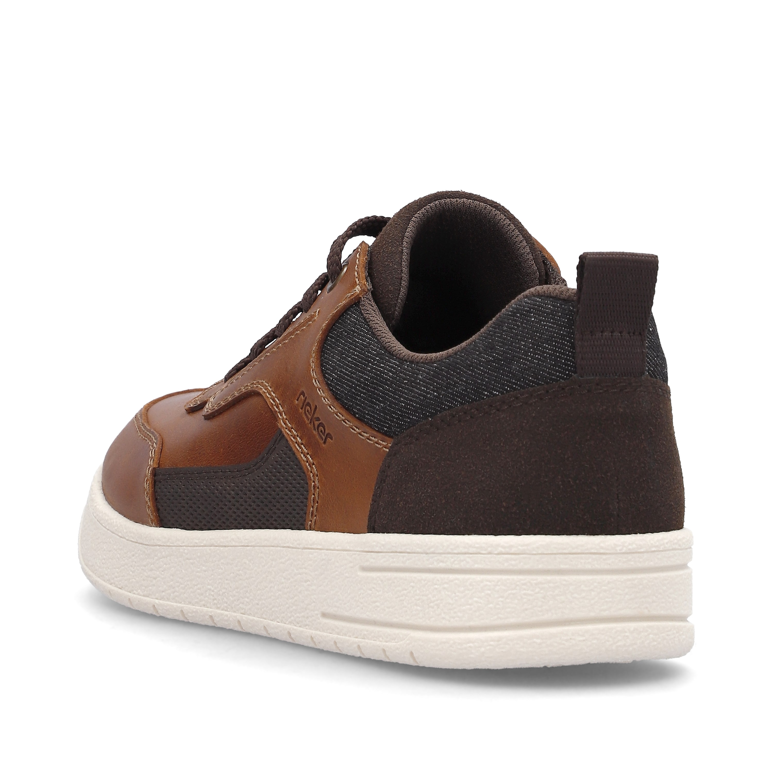 Rieker Herren Sneaker Low kaffeebraun