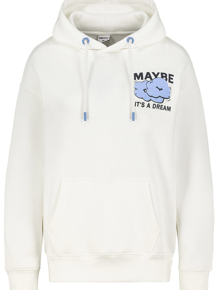 Sublevel Hoodie in Weiß günstig kaufen