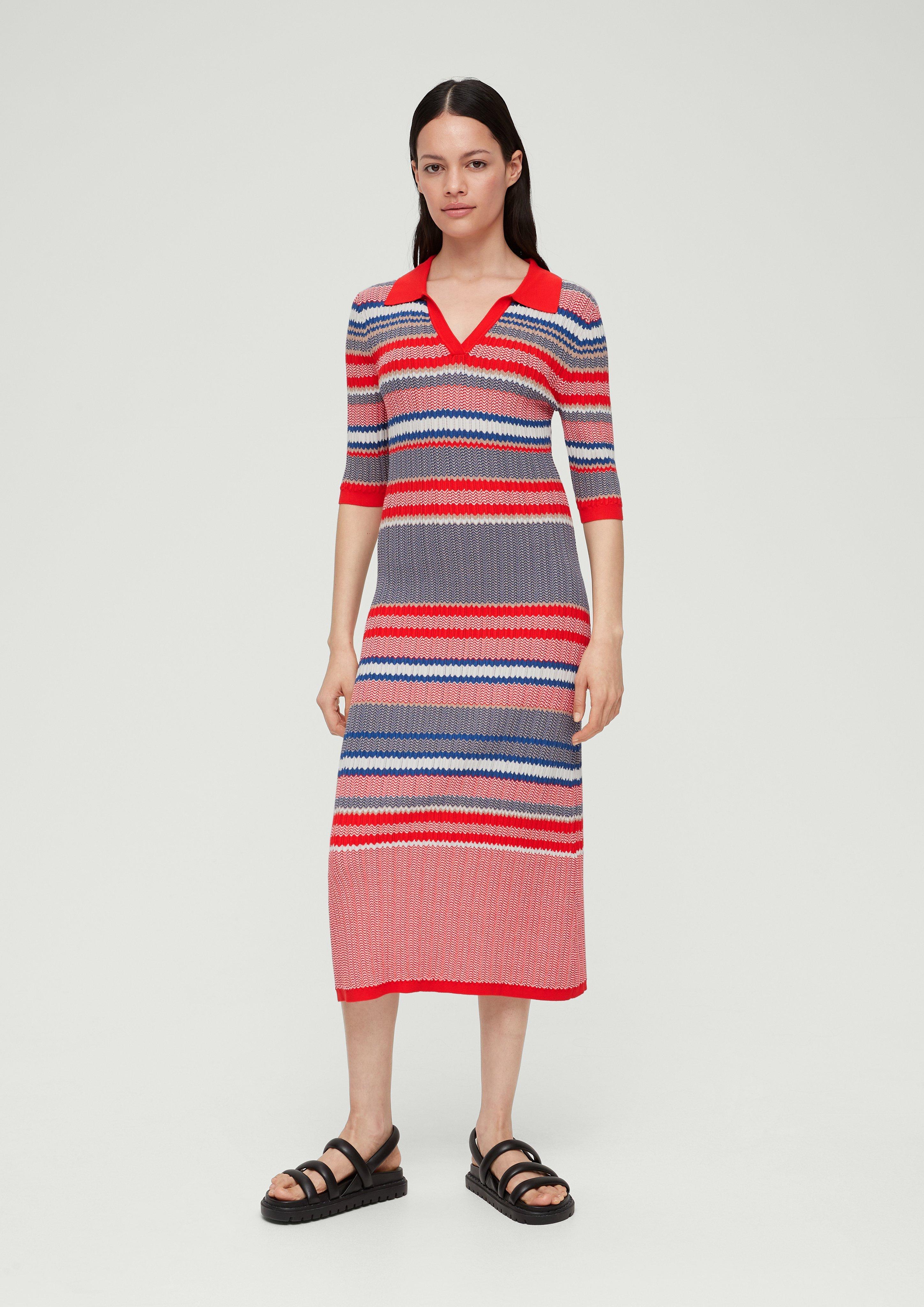 Midikleid mit Streifenmuster  2130939-25X3