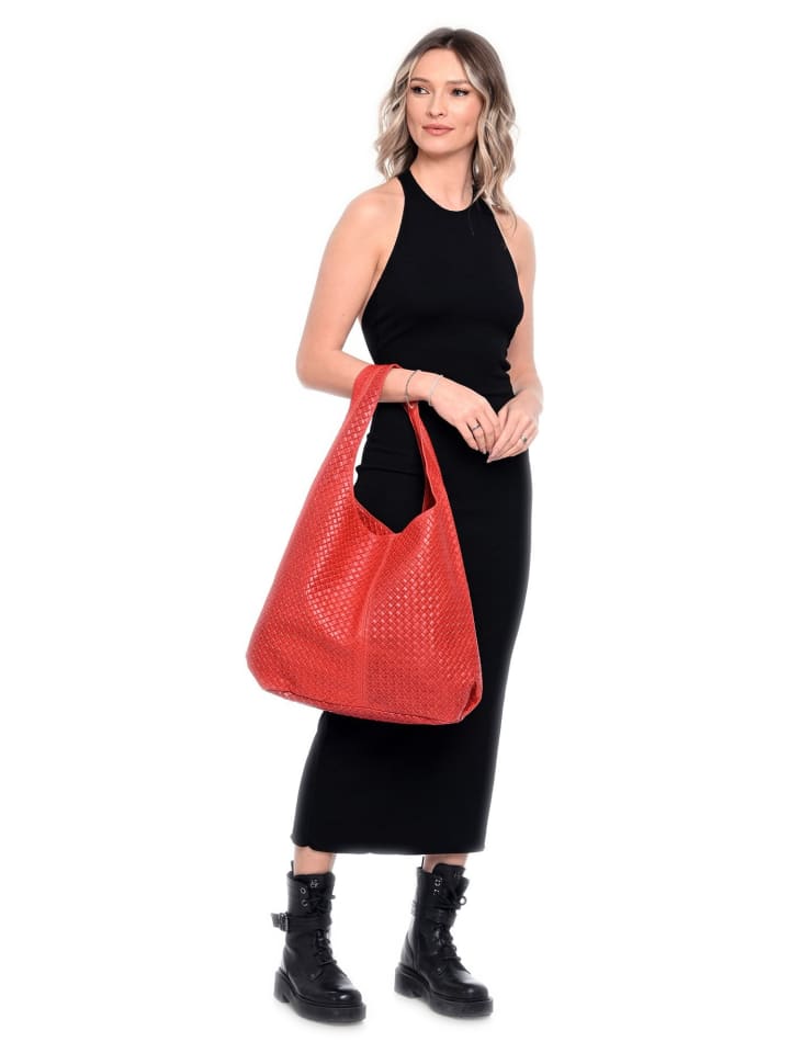 Luisa Vannini Shopper in Rot günstig kaufen onesize