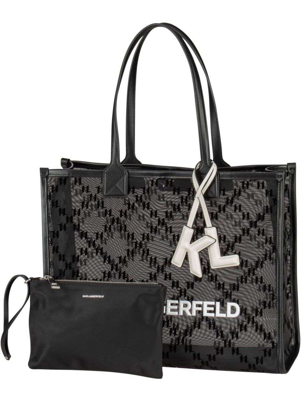 LAGERFELD Handtaschen schwarz Tote