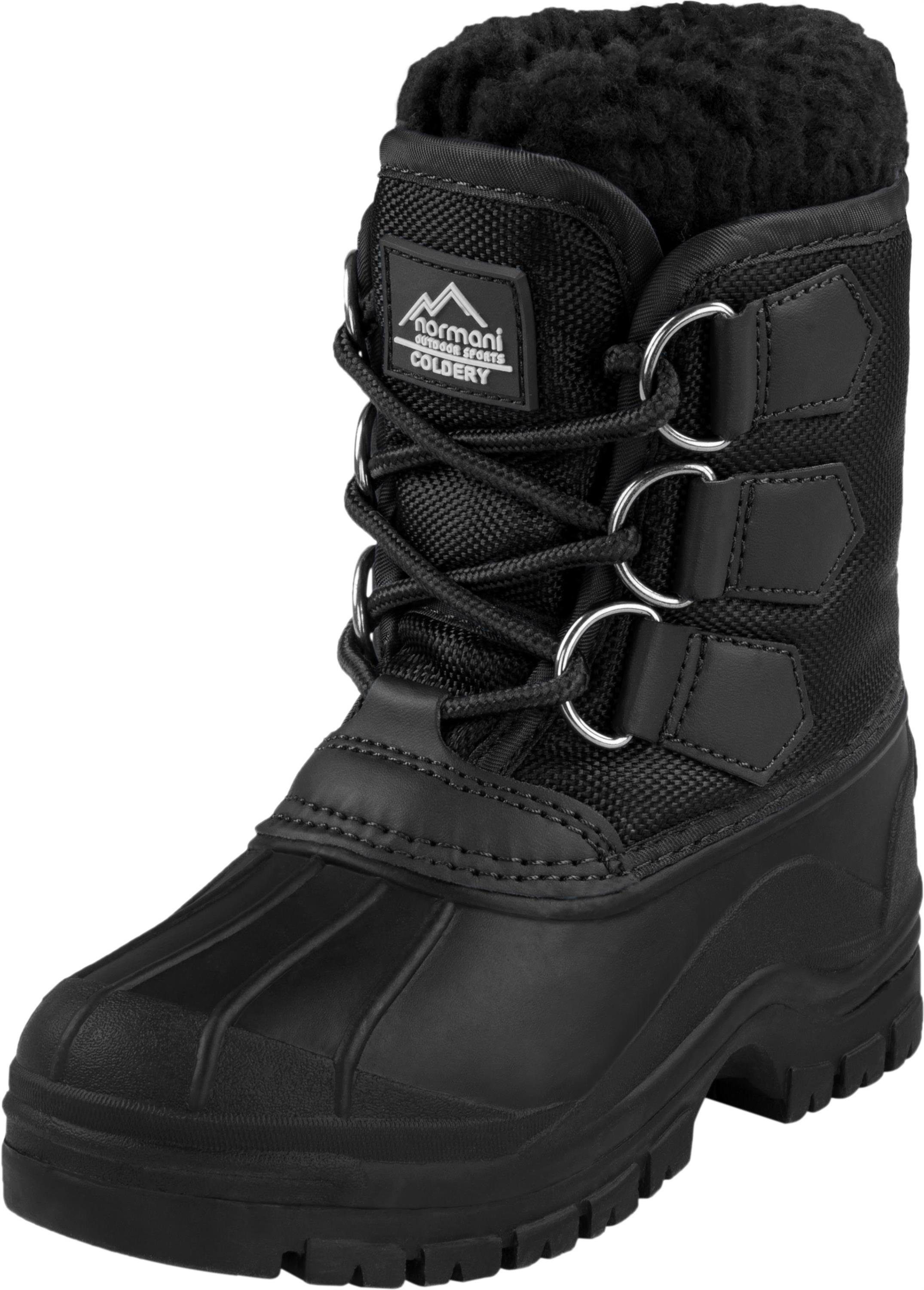 normani Kinder Kälteschutzstiefel Tulita Outdoorwinterstiefel Thermostiefel für Junge und Mädchen - Winterstiefel Winterschuhe bis -30°C gefütterte Schneestiefel Outdoorschuhe Wanderstiefel