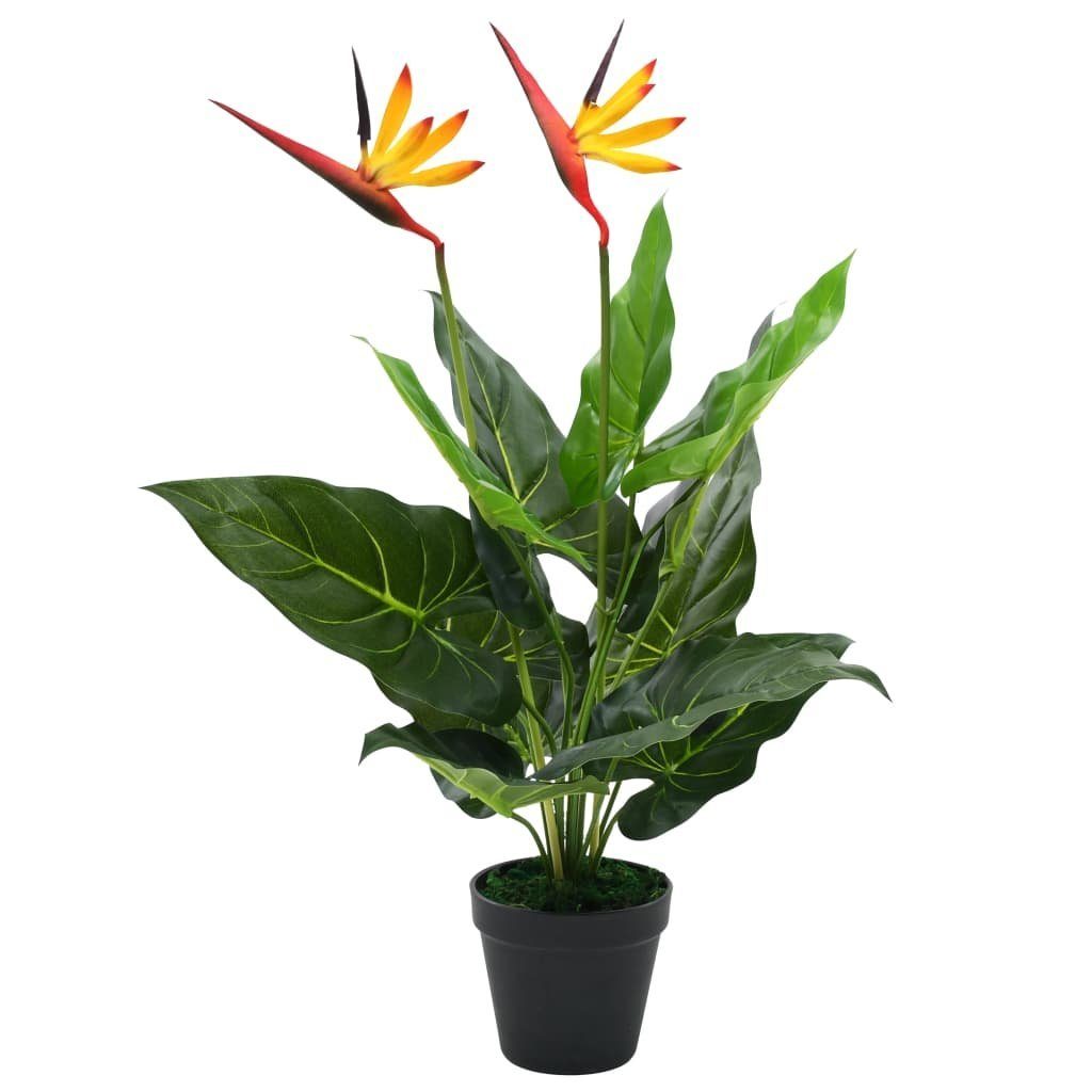Kunstrasen Künstliche Strelitzia Reginae Paradiesvogelblume 66 cm, vidaXL, Höhe: 66 mm