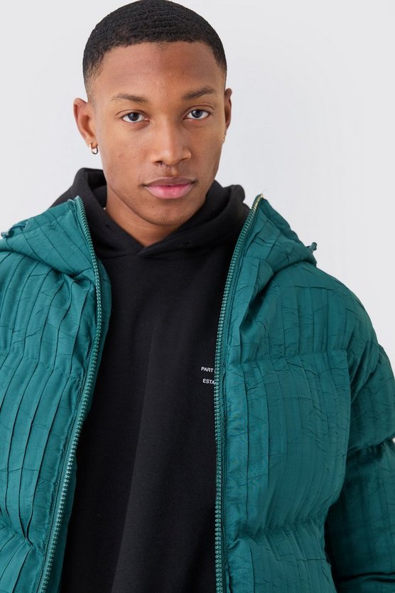 Steppjacke mit Kapuze