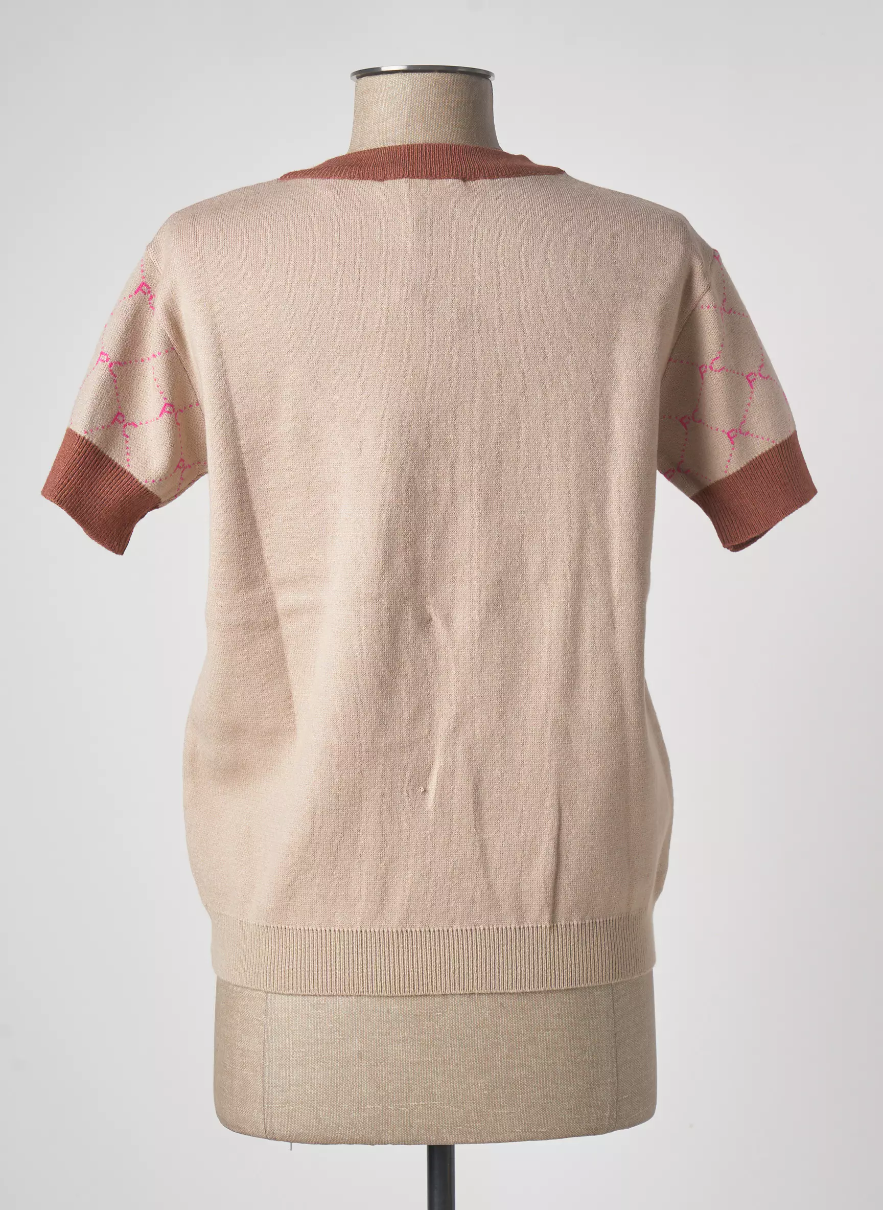 Pame Carrioni Pulls Femme couleur beige