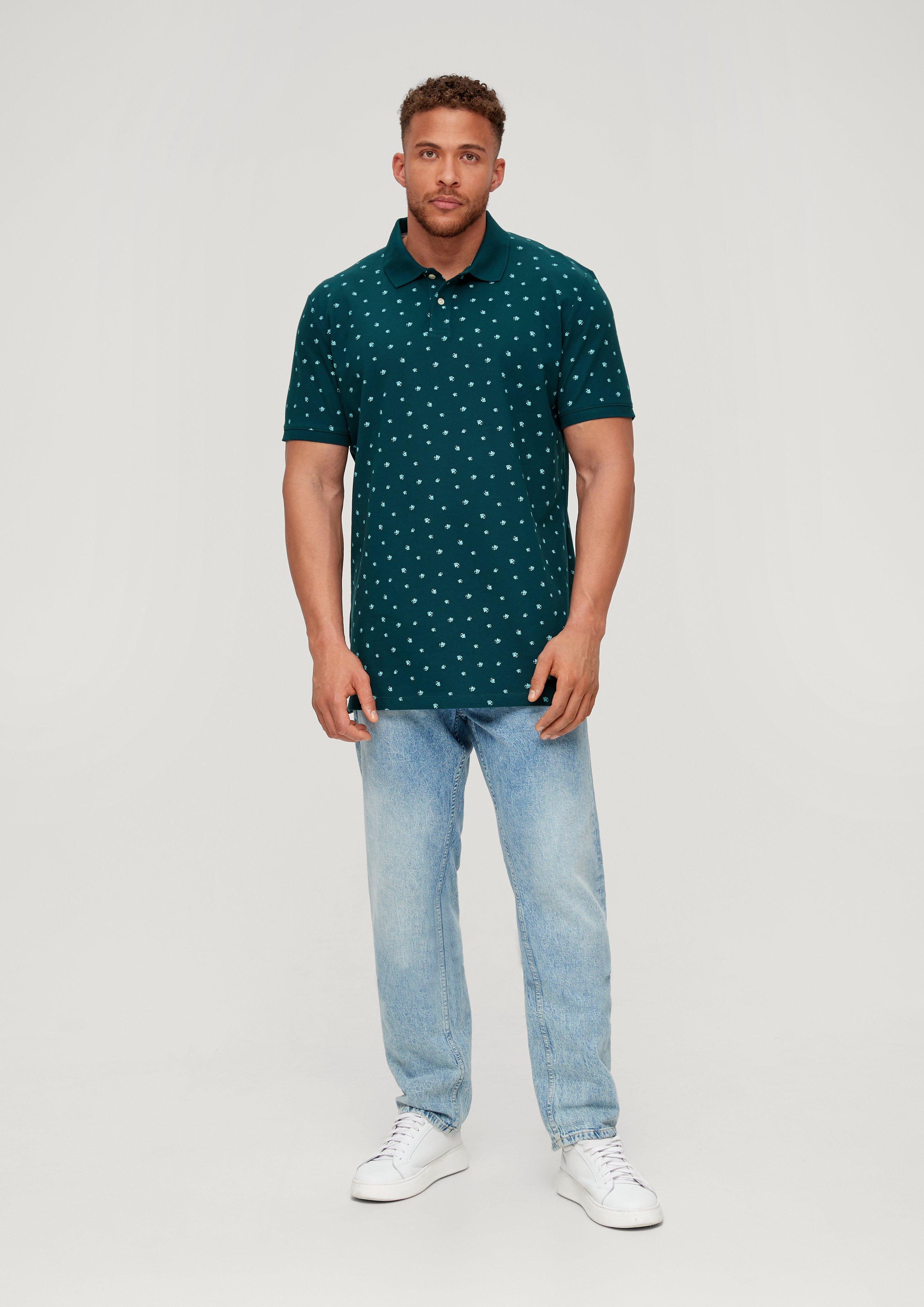 Poloshirt mit Minimalprint  2133345-79A0