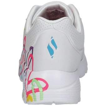 Skechers Uno Lite Spread The Love in weiß