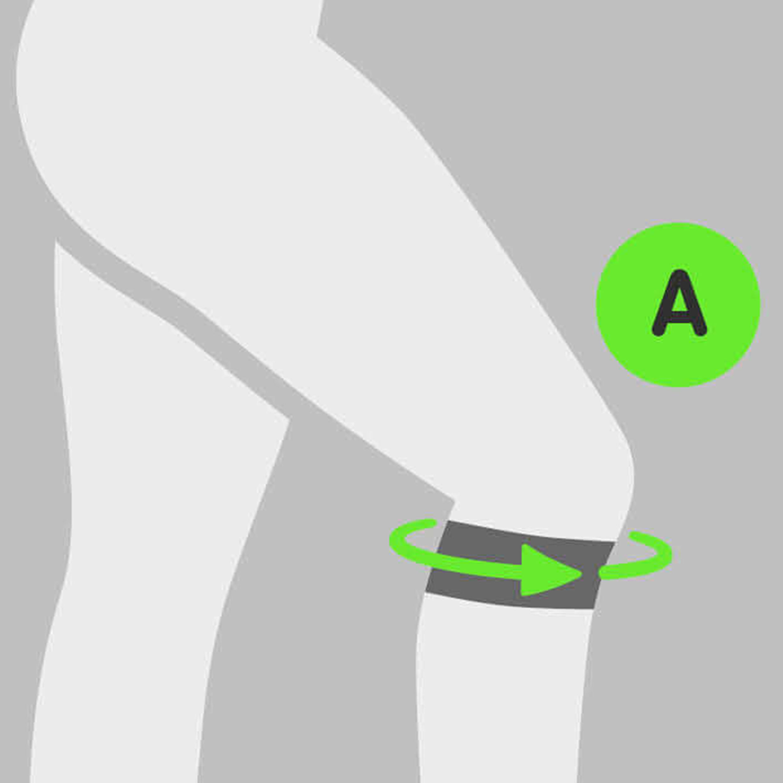 Sports Knee Strap Patellabandage - Schwarz, Dunkelblau