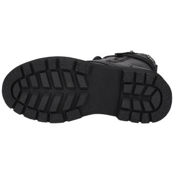 Barbarella Schnür Boots in schwarz