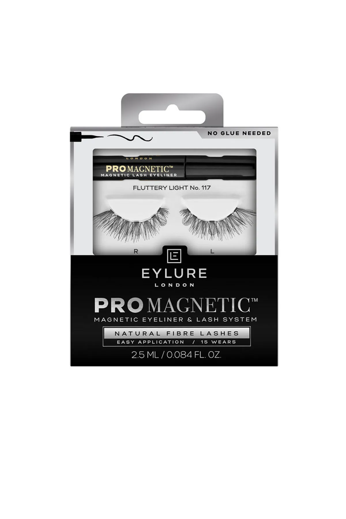 Eylure  Pro Magnetic Eyeliner & Wimpernsystem #007-fluttery Light Eylure 2,5 ml
