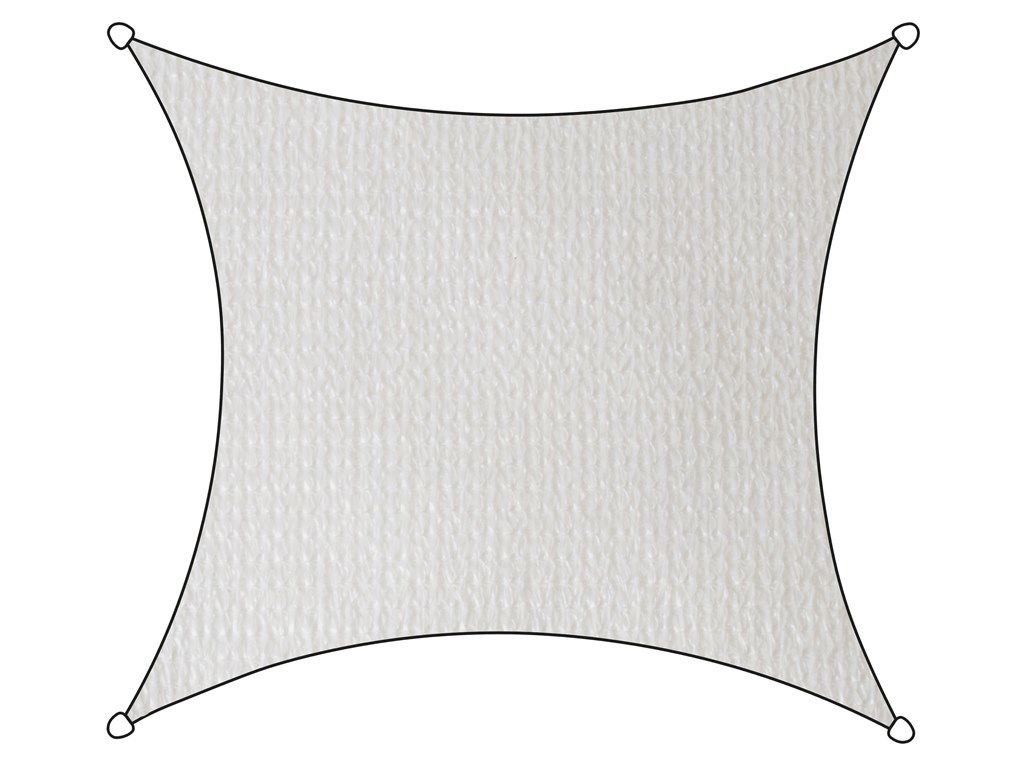 Livin'outdoor Iseo Quadrat HDPE 3,6 x 3,6 Meter Schattentuch
