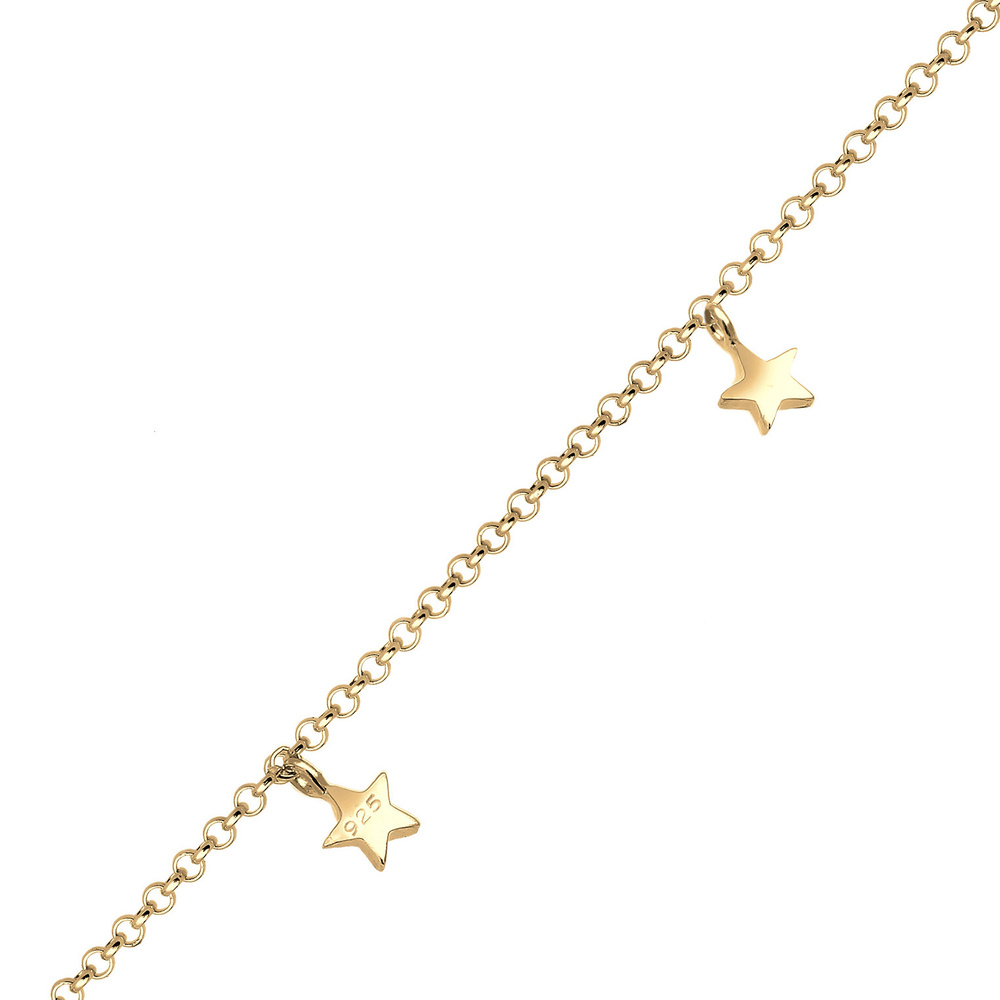 Elli Elli Bracelet de Cheville Bijoux Pied Femme - (925/1000) Argent Bijoux