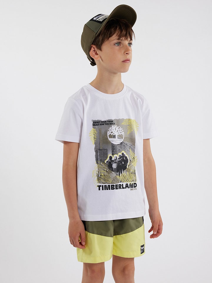 Timberland Badeshorts in Khaki / Gelb günstig kaufen