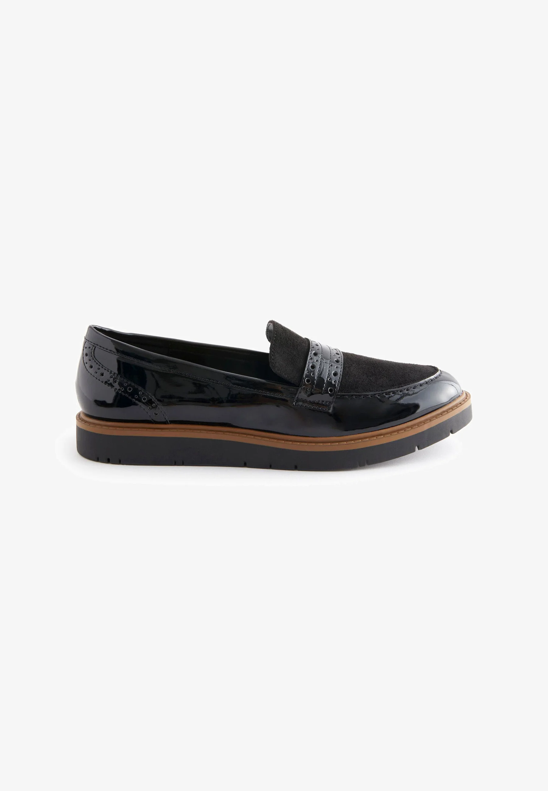 Siguiente FOREVER COMFORT® BROGUE DETAIL CHUNKY - Mocasines
