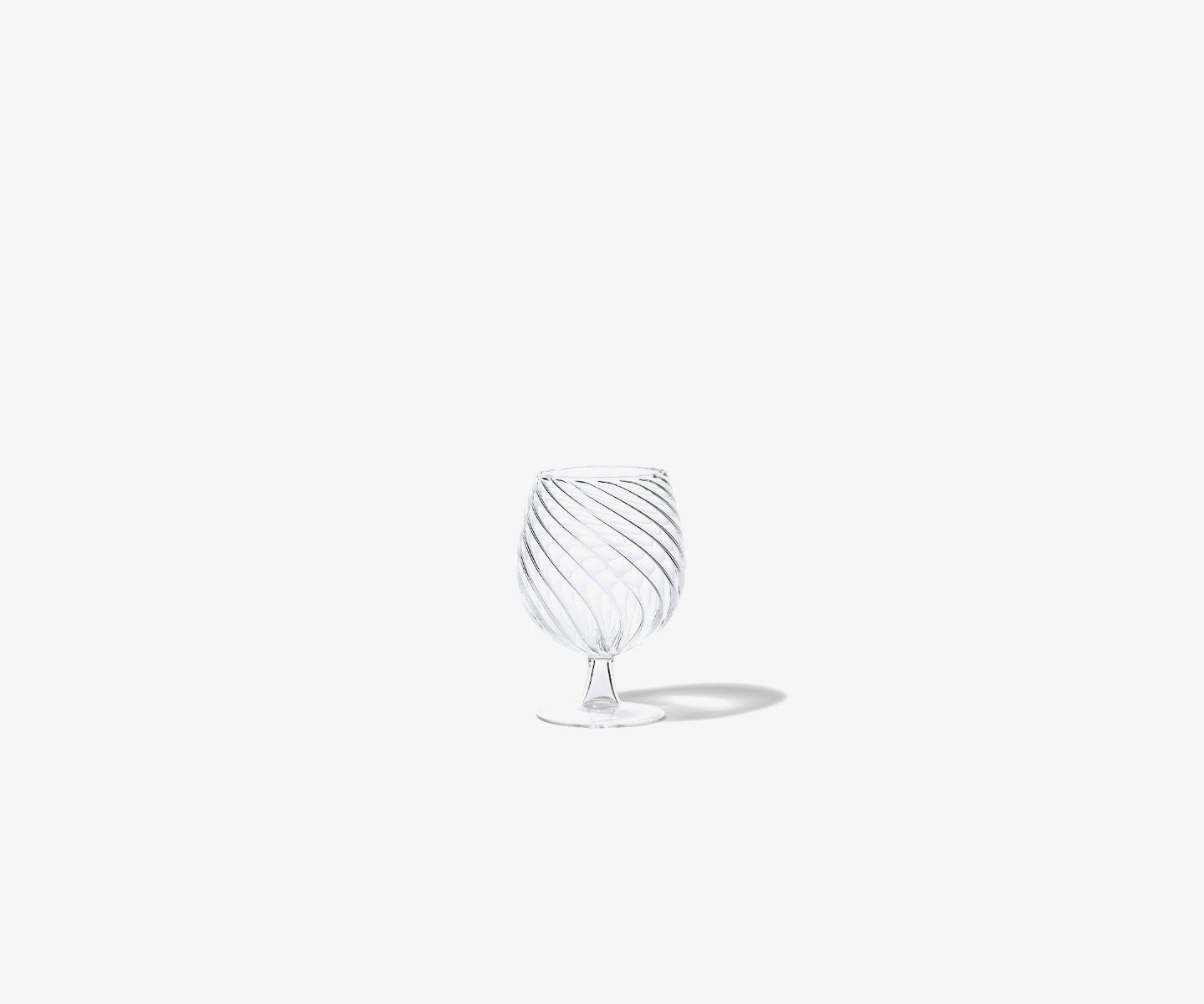 Verre à vin - Vrillé