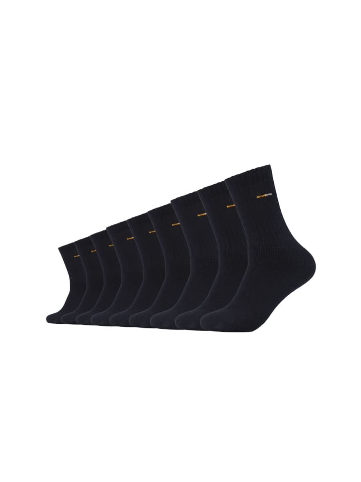 camano Tennissocken 9er Pack function in Schwarz günstig kaufen