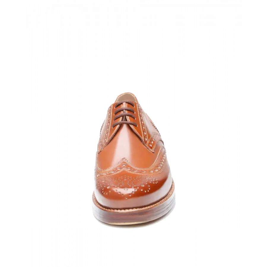 Heinrich Dinkelacker - Businessschuhe Derby RO FULL-BROGUE AC Kalbsleder - beige