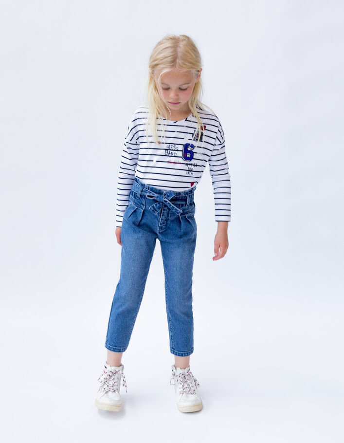 Jean BALLON bleu Waterless fille