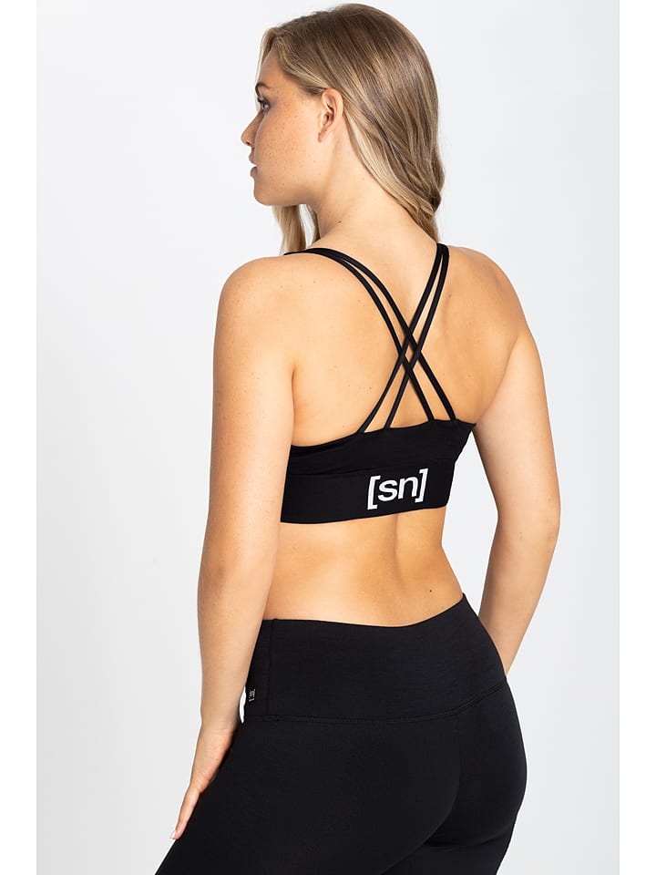 super.natural Sport-BH in Schwarz - Low günstig kaufen