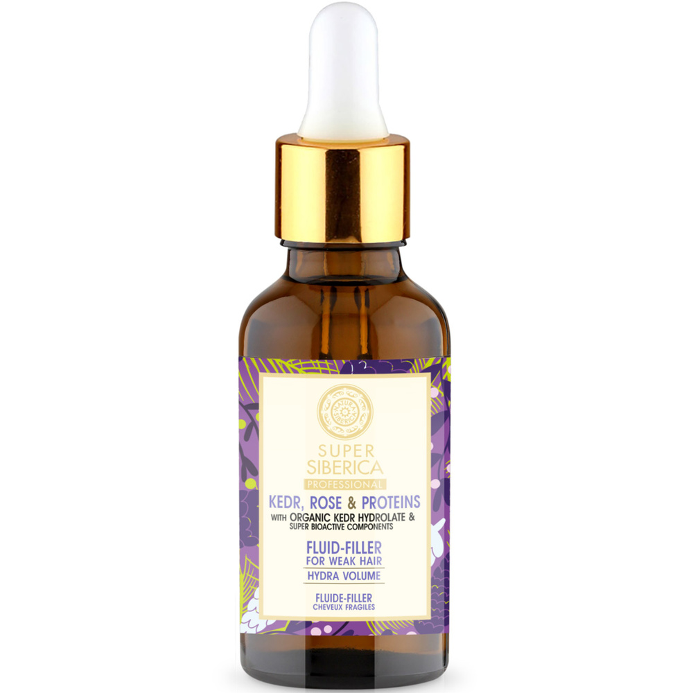 Natura Sibérica Sérum Cèdre et Rose Soin Capillaire Hydratation et Volume