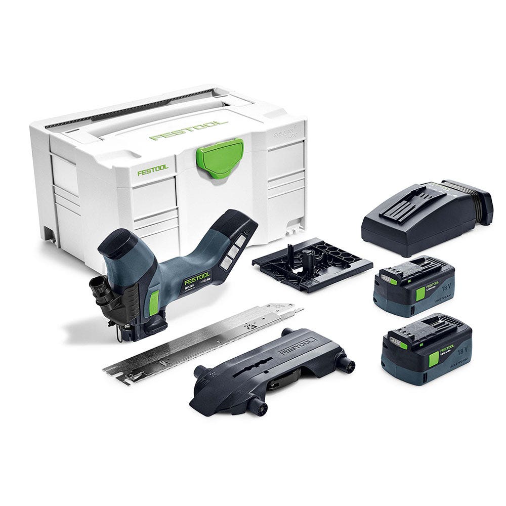 FESTOOL 18V 240mm ISC 240 1 x 5.2Ah Insulation Saw in Systainer Set 577128