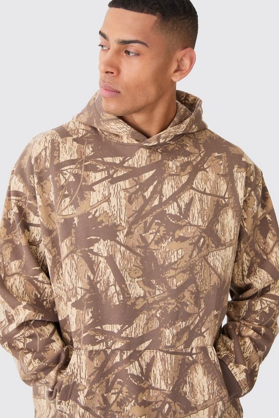 Oversize Camouflage Hoodie