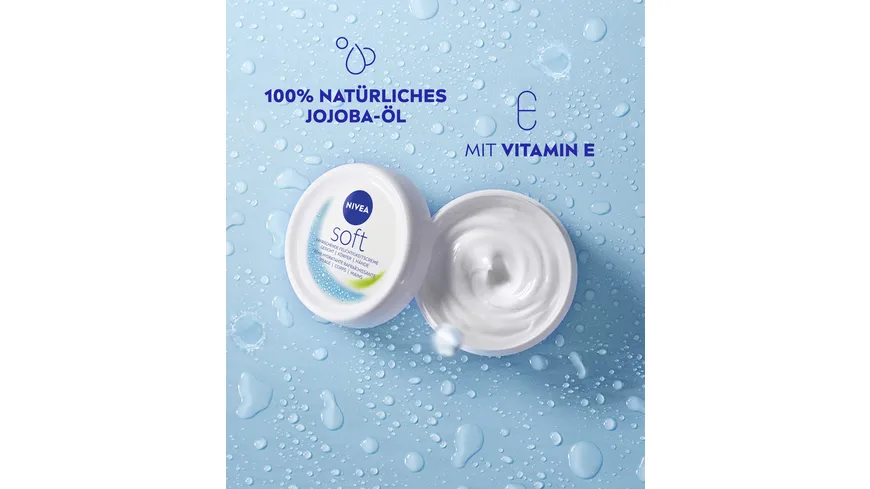 NIVEA soft Creme Erfrischende Feuchtigkeitscreme 50 ml