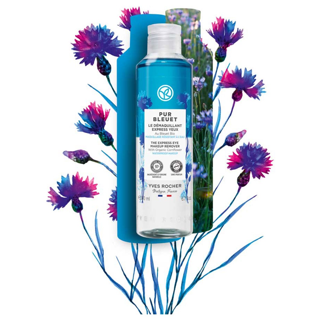 PUR BLEUET Express Augen-Make-up-Entferner