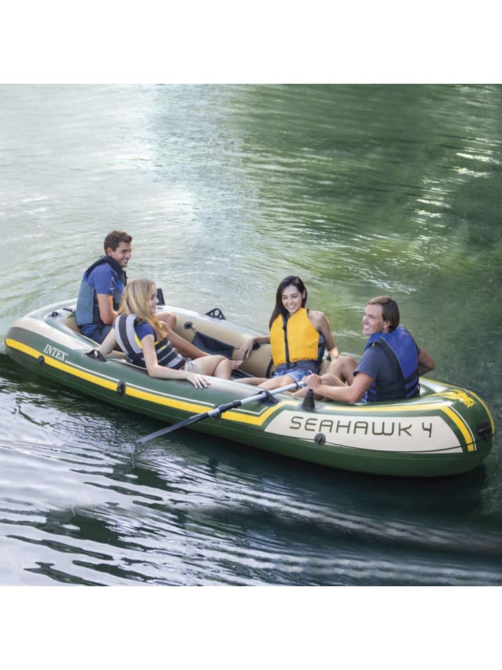 Intex Schlauchboot Seahawk 4 mit Paddel und Pumpe 351x145x48cm in bunt günstig kaufen onesize
