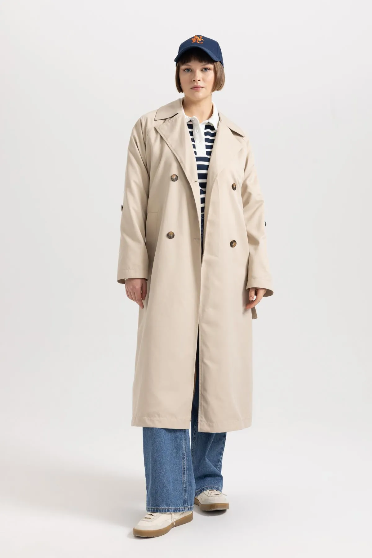 DeFacto  Wasserdichter Relaxed Fit Trenchcoat Z5493az24sp