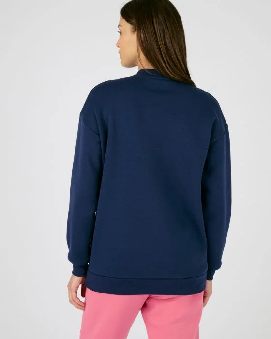 Sweat-shirt finitions bord-côtes Thermolactyl