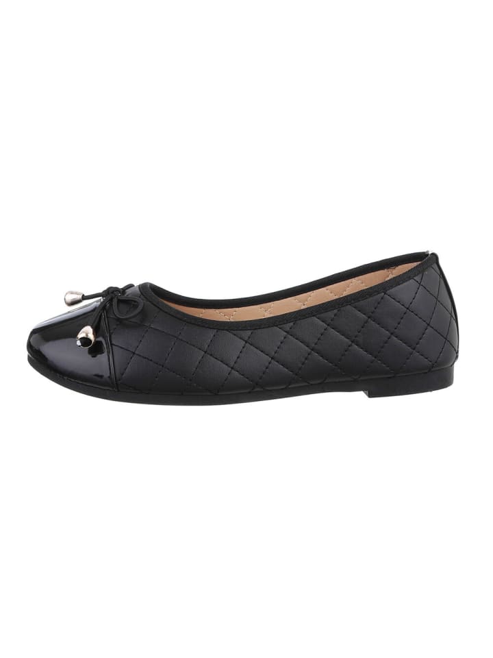 Ital-Design Ballerina in Schwarz günstig kaufen