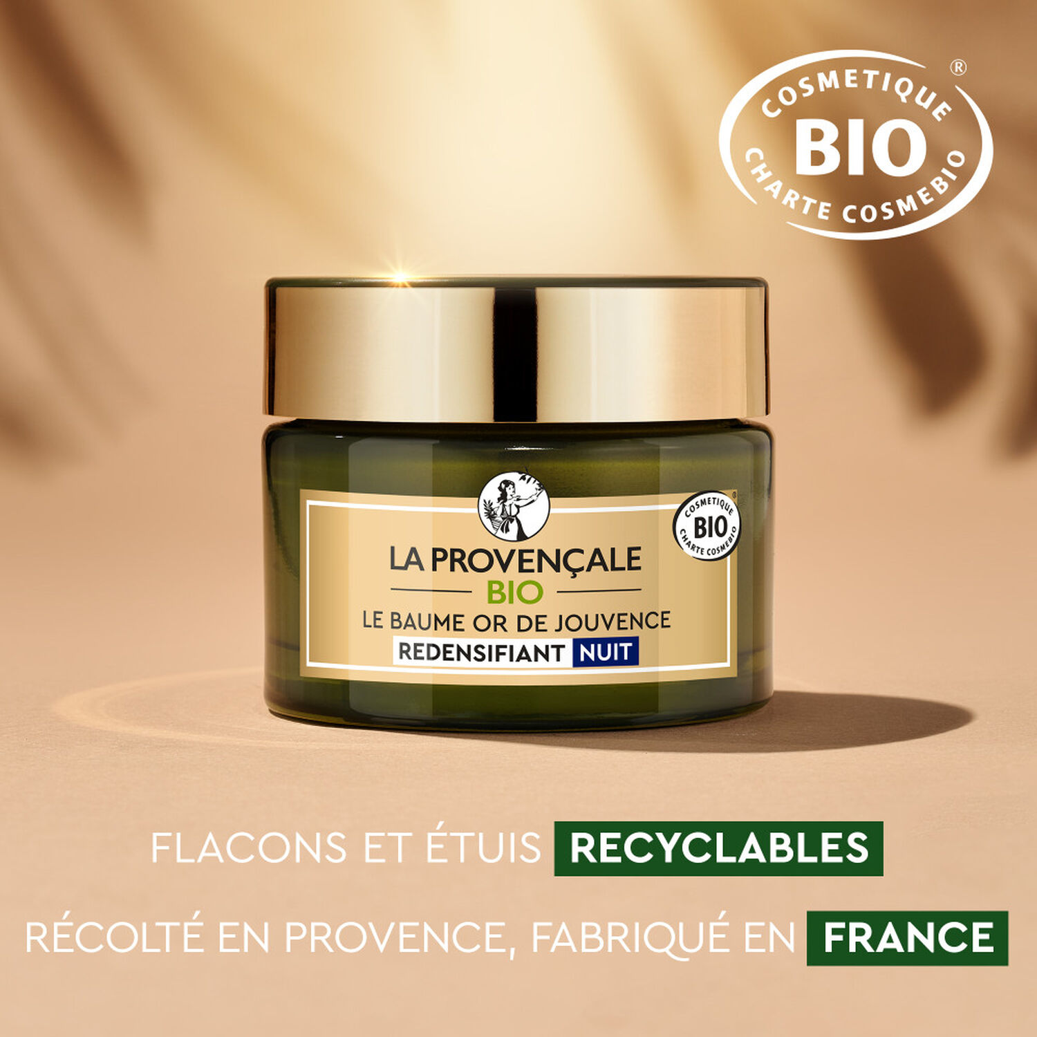 La Provençale Bio Or de Jouvence Baume Nuit Redensifiant Peaux Matures certifié bio