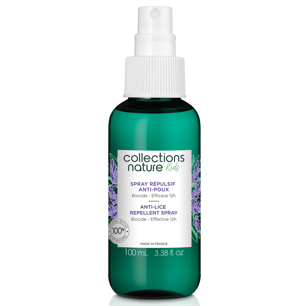 Collections Nature Spray Répulsif Anti-Poux Idéal pour les enfants à partir de 3 ans.
