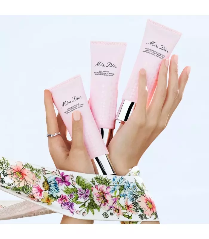 MISS DIOR Huile-en-Mousse pour la douche à la rose - Nettoie et hydrate