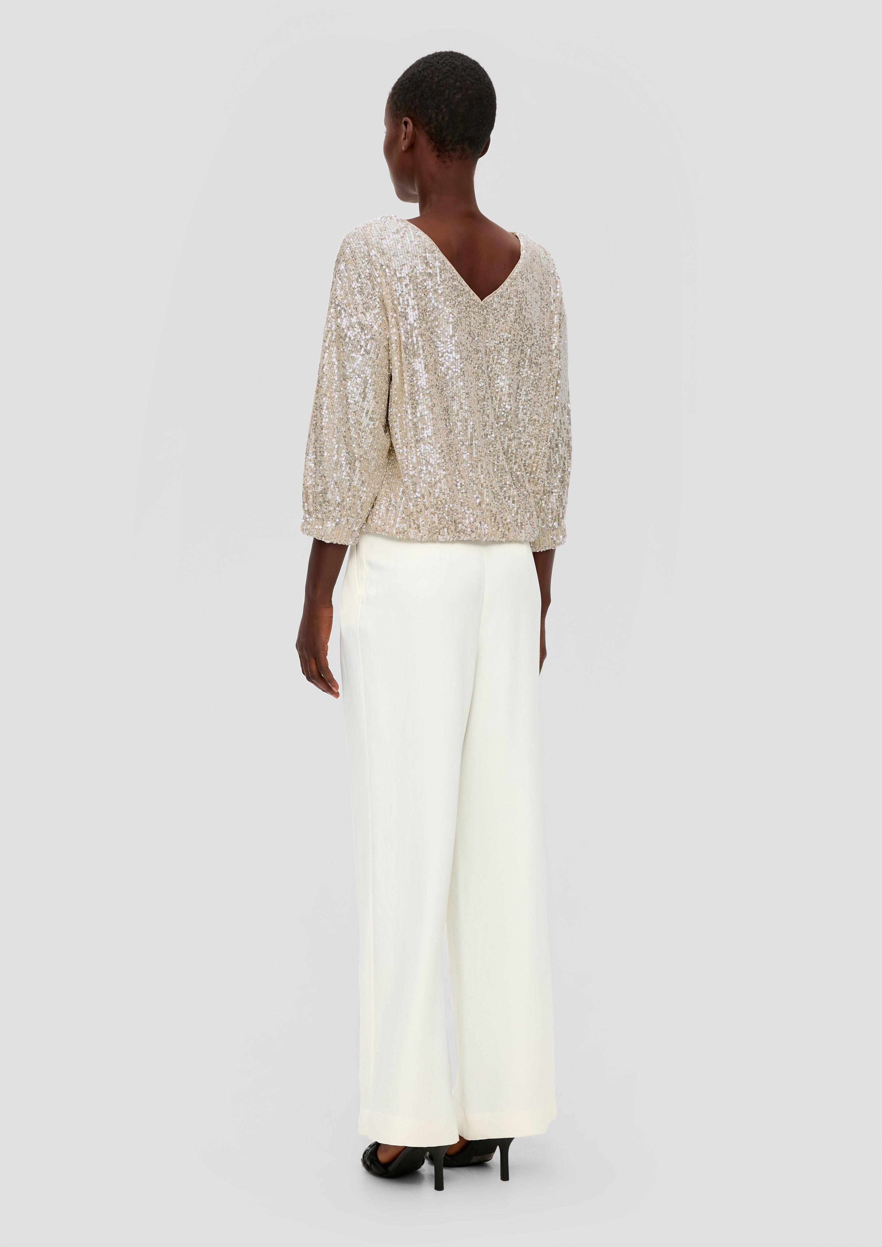Pailletten-Bluse  2141640-8026