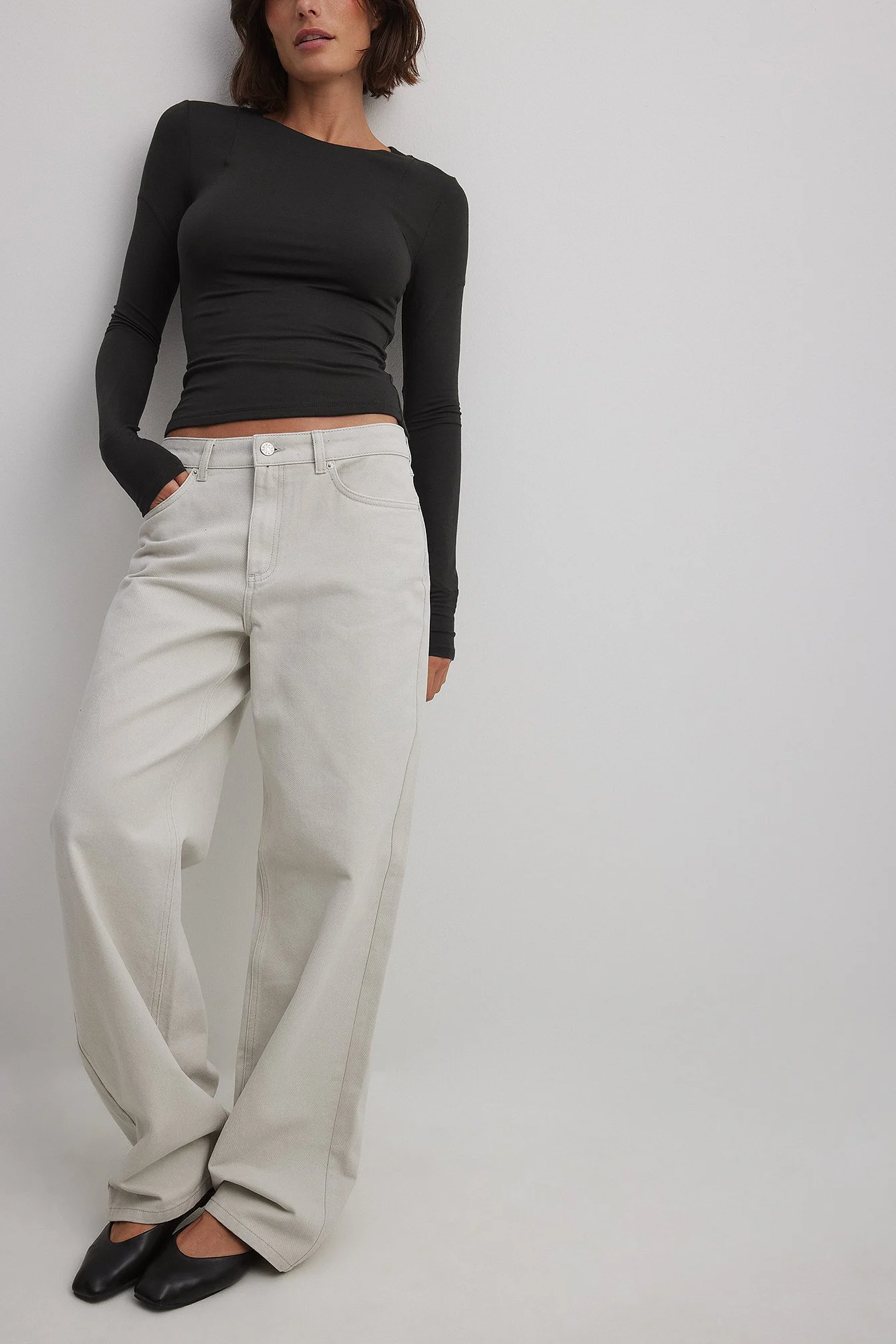 Jeans mit niedriger Taille