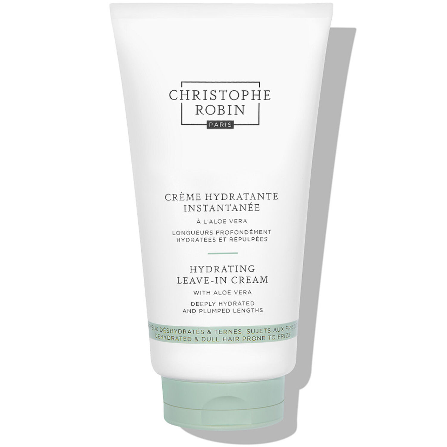 Christophe Robin Crème Hydratante Instantanée Une Crème Légère sans Rinçage à l'Aloé Vera 150 ml