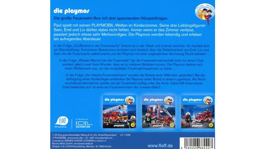 Die Große Feuerwehr-Box 3 Hörspiel Abenteuer