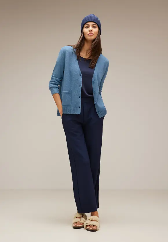 Street One Cardigan mit V-Ausschnitt